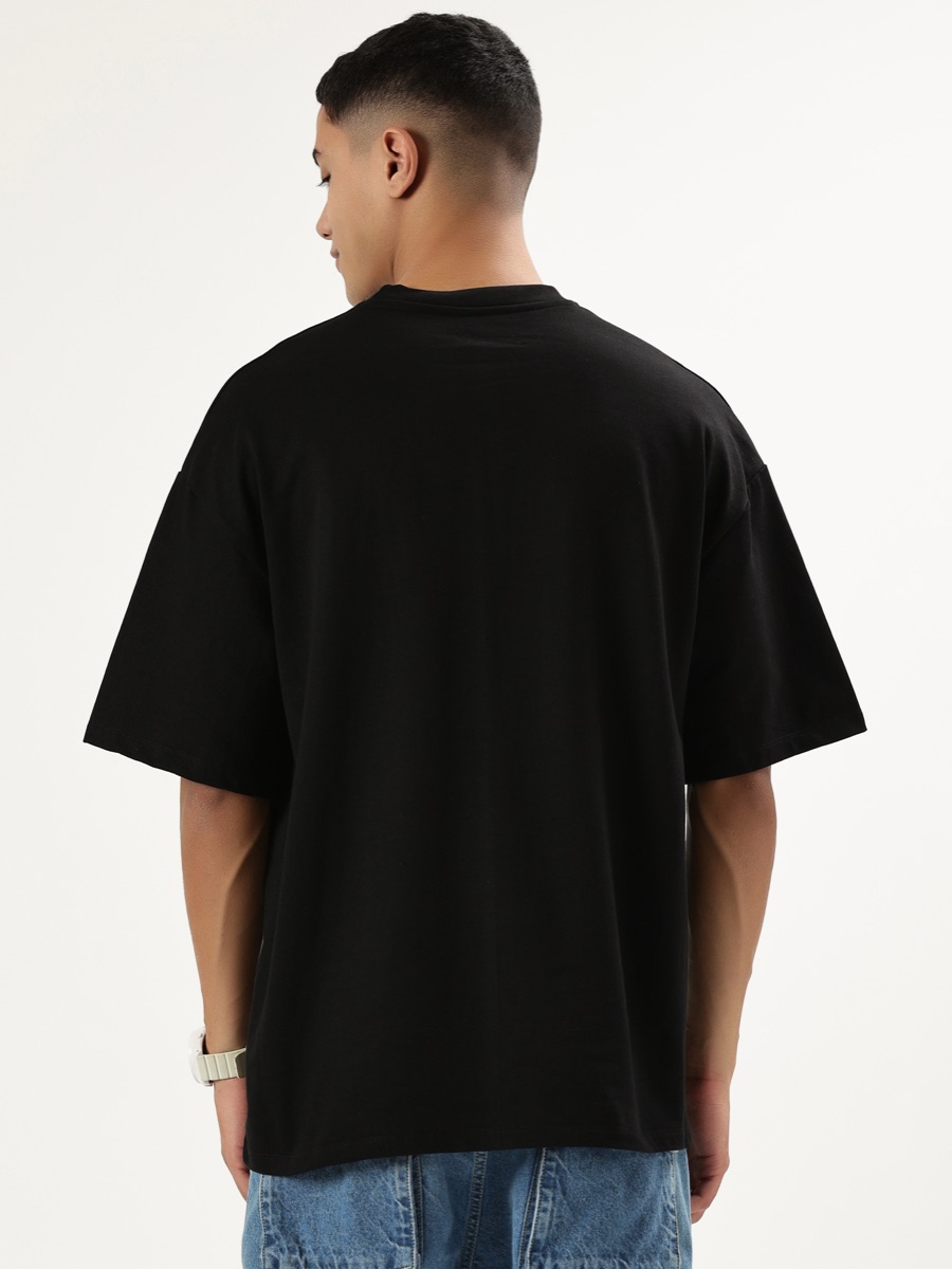 Offbeat Oversized Tee – Black
