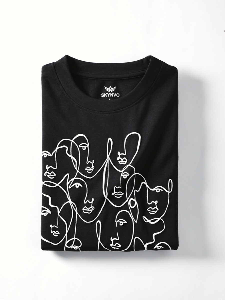 Offbeat Oversized Tee – Black