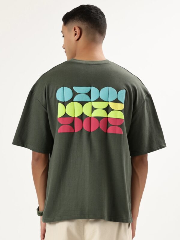 Offbeat Oversized Tee - Evergreen