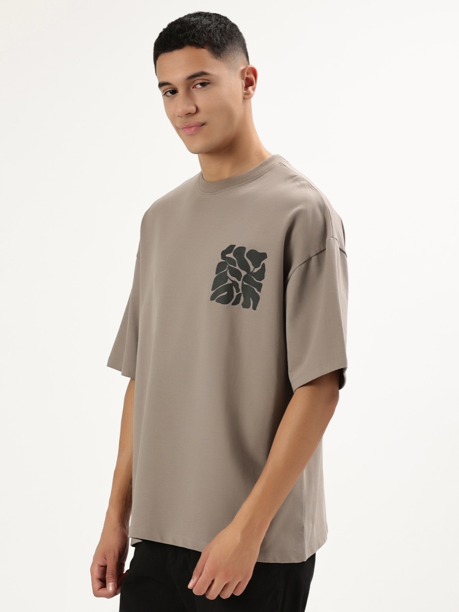 Offbeat Oversized Tee – Mocha