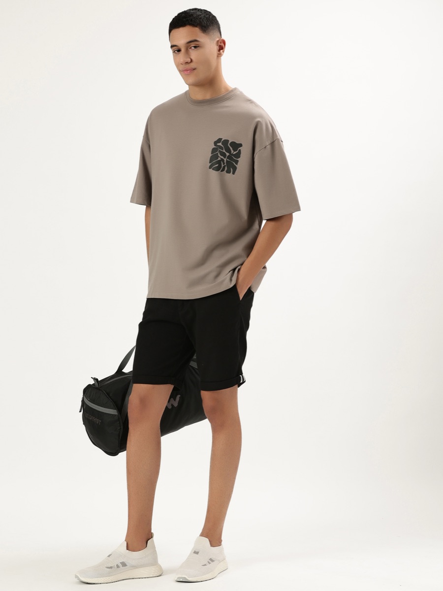 Offbeat Oversized Tee – Mocha