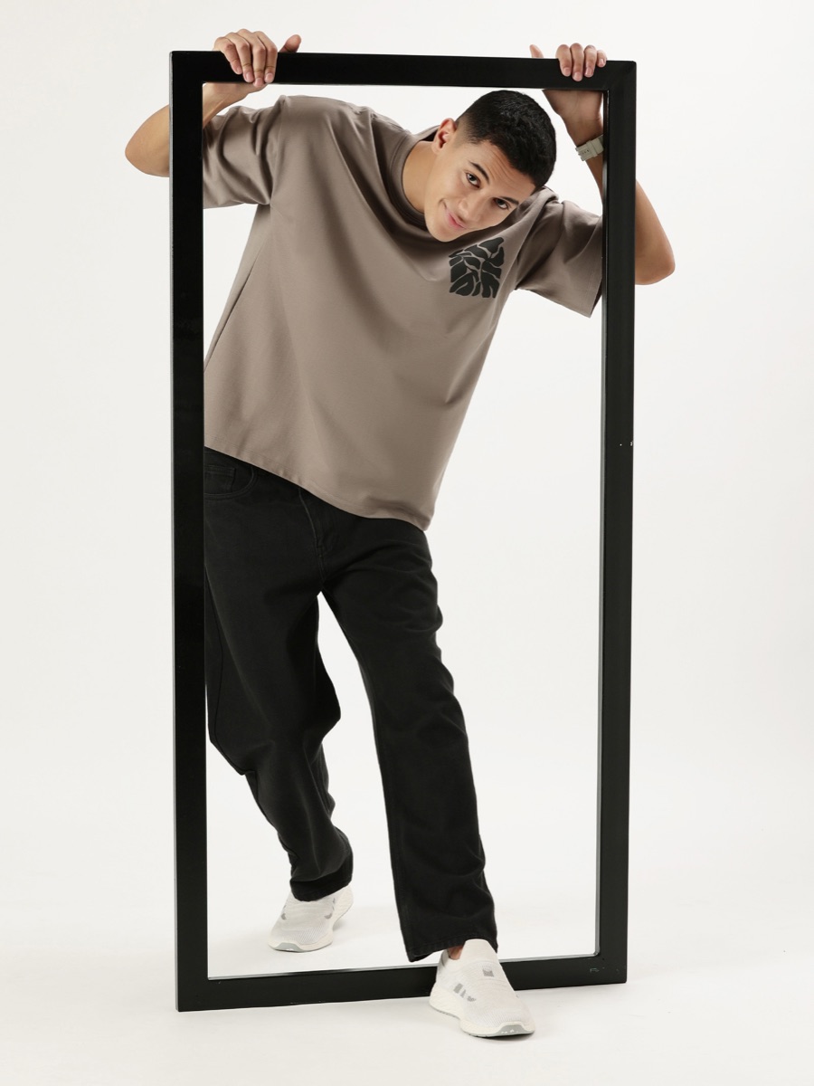 Offbeat Oversized Tee – Mocha