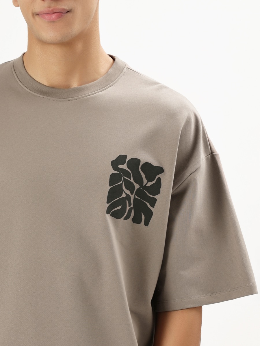 Offbeat Oversized Tee – Mocha