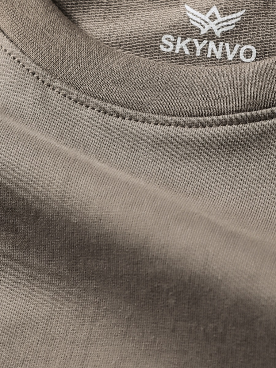 Offbeat Oversized Tee – Mocha