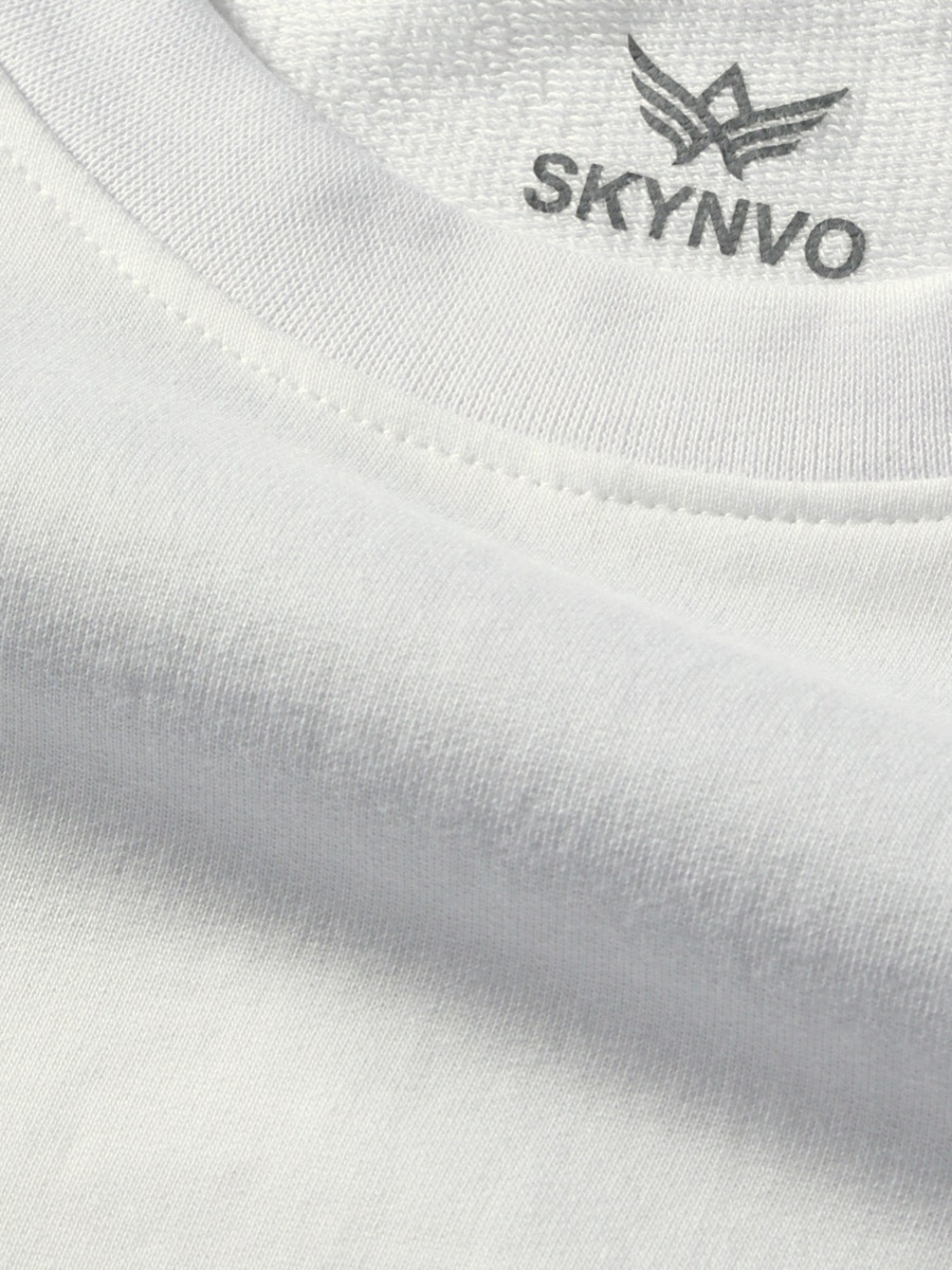 Offbeat Oversized Tee – White