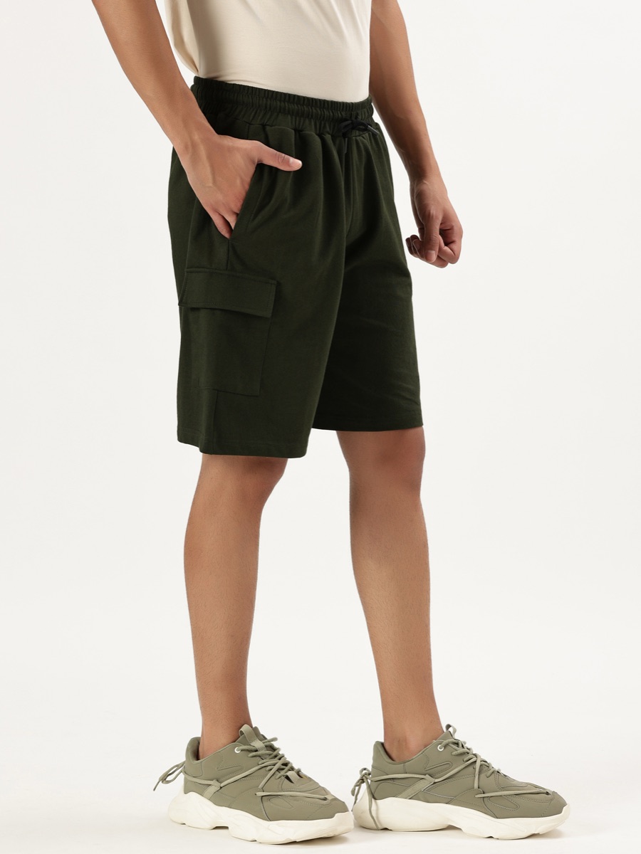Basic Shorts – Moss Green