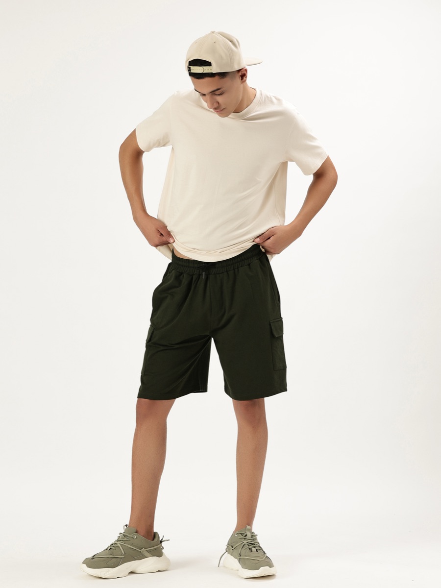 Basic Shorts – Moss Green