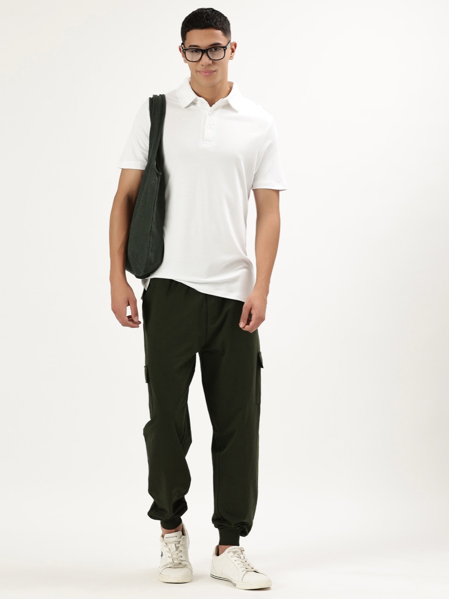 Off-Duty Joggers – Moss Green