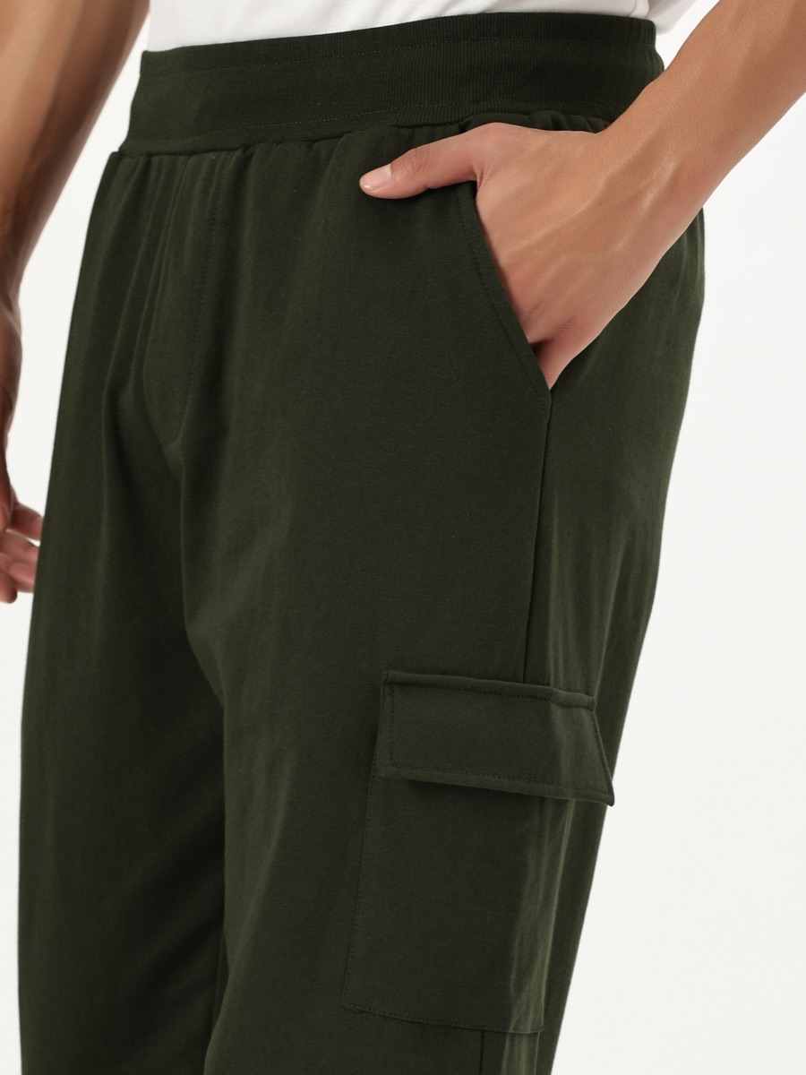 Off-Duty Joggers – Moss Green