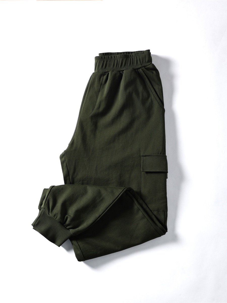 Off-Duty Joggers – Moss Green